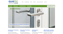 Desktop Screenshot of glastec.com